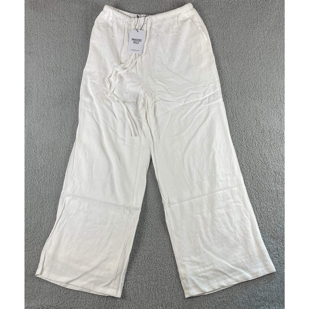NWOT Princess Polly Parklea Pants White